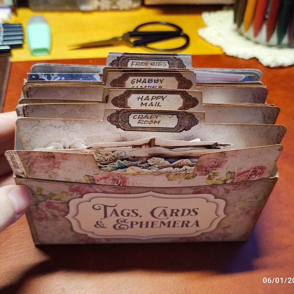 Ephemera, Box, Shabby Chic, Junk Journal, Pastel, Storage, My Porch ...