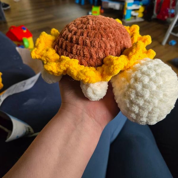 Turtle No Sew Crochet Pattern, Bumble Bee Turtle Pattern, Daisy Turtle ...