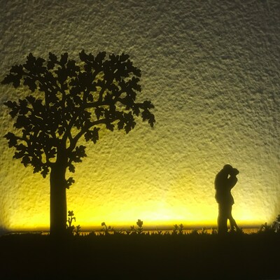 Shadow Box Laser Cut Files Lightbox Svg Files Dxf Files for Laser