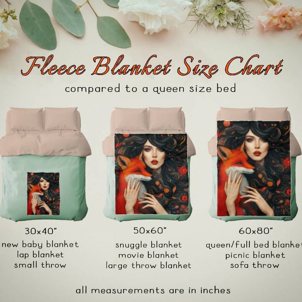 Duvet Cover Size Chart, Comforter Size Chart, Canva Template, Quilt