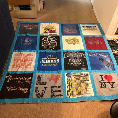 T-shirt Quilt - Etsy