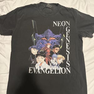 Eva-01 Mech Nerv First Child Vintage Anime T-shirt, Rei Ayanami
