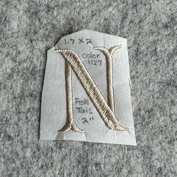 Fish Tail Machine Embroidery Font Monogram Alphabet - 3 Sizes - BX ...