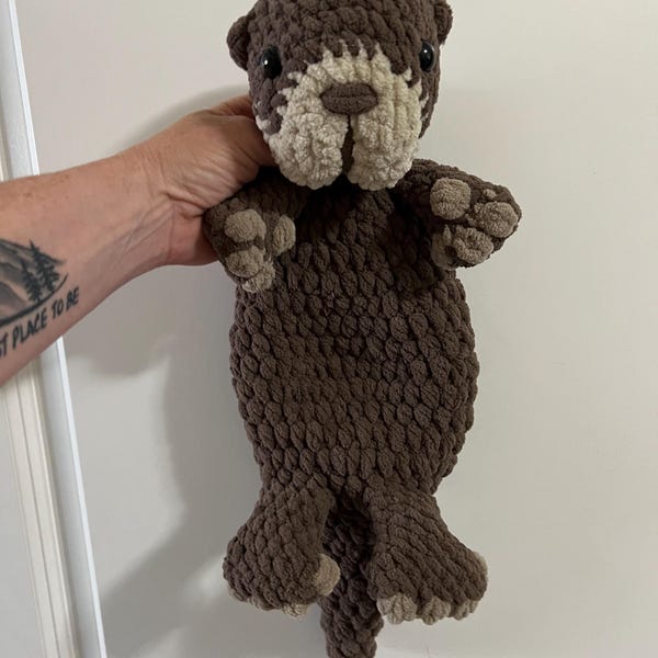 Rowan the River Otter Crochet Pattern LOW SEW Crochet Pattern Crochet