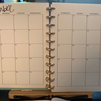 BIG HAPPY PLANNER Printable Insert, Monthly Undated, Happy Planner Big ...