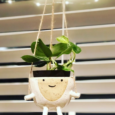 Hanging Planters Luna and Mona - Etsy