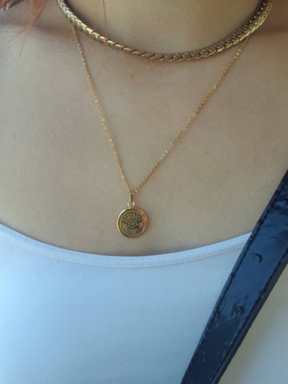 Anastasia engraved pendant Together in Paris - ONLY BACK SIDE