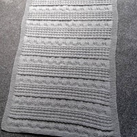 Knitting Pattern ~ Rosabel Baby Blanket in DK ~ ENGLISH ~ PDF Download ...