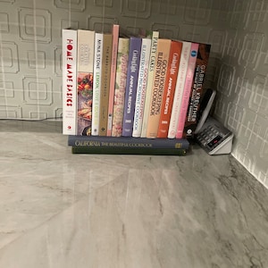 Lot Of 5 Real Hardcover Vintage Books – Home Decor Prop Set For Shelf Staging (Colors Vary)