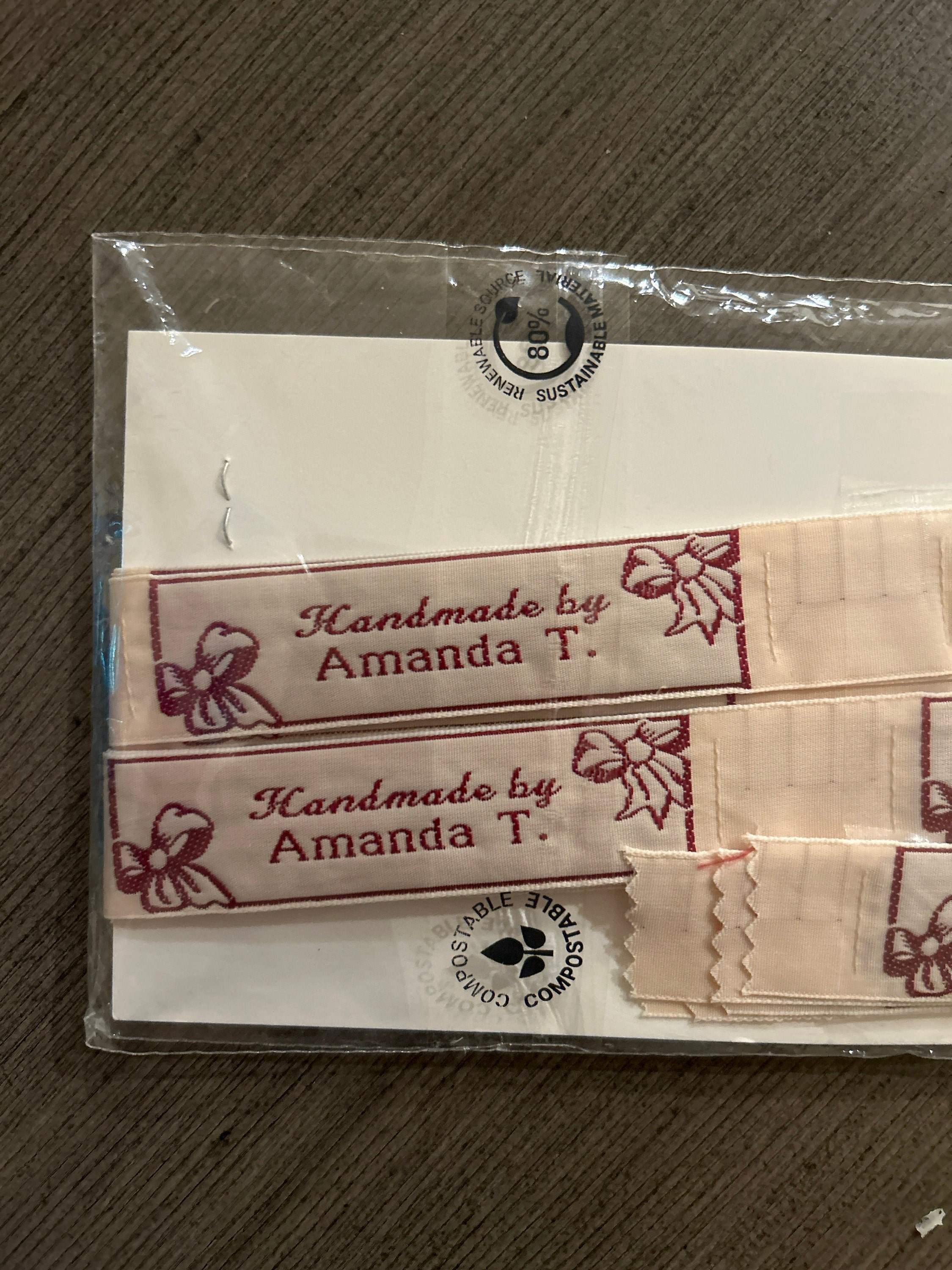 Personalized Woven Sewing Labels