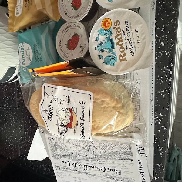 Cornish Cream Tea for 2 Hamper, Birthday Gift, Food Hamper, Thank You ...