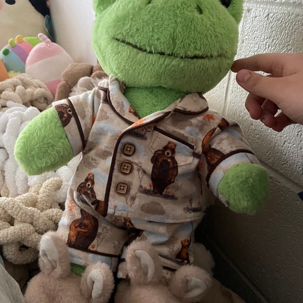 PYJAMAS / PAJAMAS Pjs PDF Pattern for Teddy Bear. Fits 15-18 Inch Bears ...