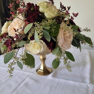 BULK 10 Gold Compote Bowls, Gold Compote Vase, Pedestal Vase, Wedding ...