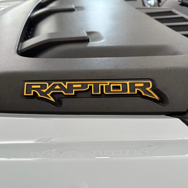 2024-2025 Ford Ranger Raptor Grill Letters Outlines - Vinyl Decals ...