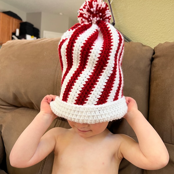 Crochet Candy Swirl Hat (4 Sizes) - PATTERN ONLY - Etsy