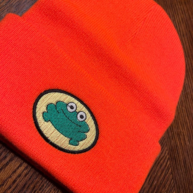 Parappa the Rapper Cosplay Beanie - Video Game Inspired Knit Hat