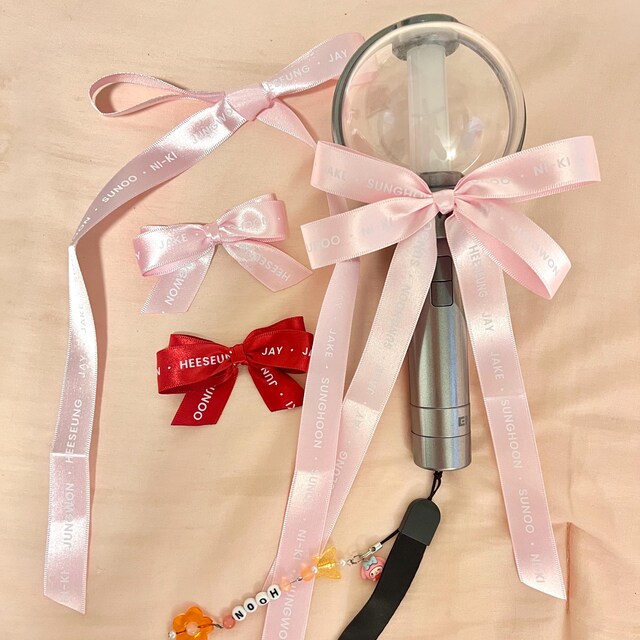 ateez minirecord ribbon ユノ　ミンギ　ユニット ATEEZ Member Ribbon | ATINY | Kpop Merch | Lightstick Bow