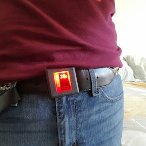 Arcade Belt Buckle... that lights up image 5