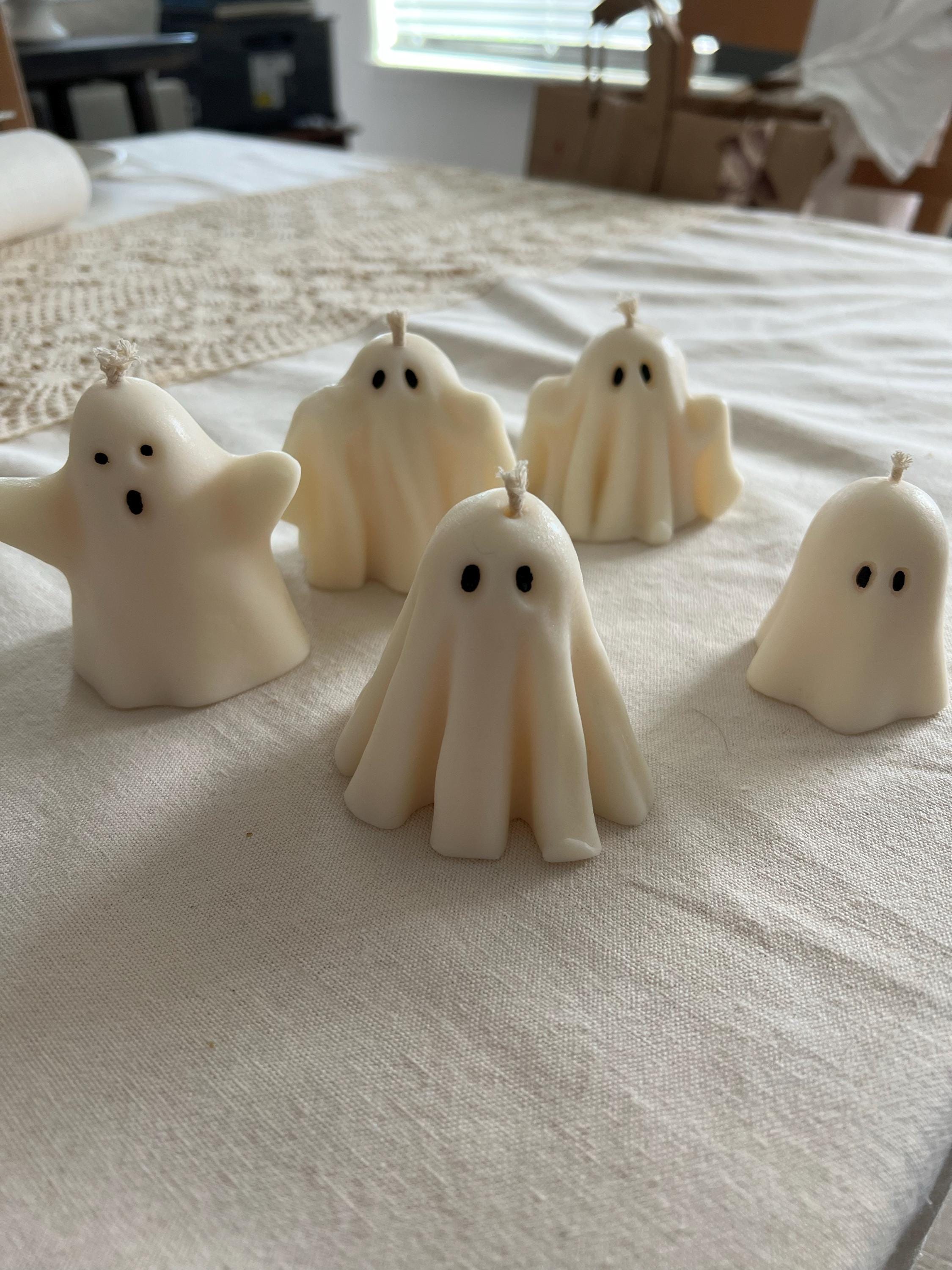 Ghost Candles, Halloween Decor, Thanksgiving Decor, Halloween Candles, Fall Home Decor, Autumn Candle, Halloween Gift Set