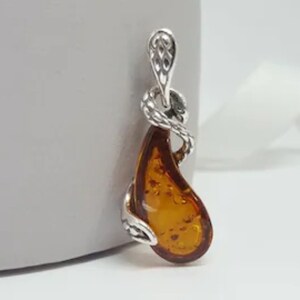 Stunning Natural Amber Earrings in Oxidized Sterling Silver - Etsy