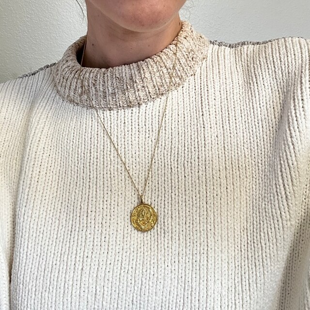 Goddess SELENE Pendant | 925 Sterling Silver, Luna Necklace