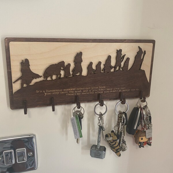 Lord of the Ring Key Holder Wall Key Holder / Wall Key Rack / Lord of ...
