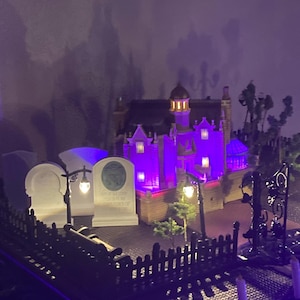 ホーンテッドマンションの墓石 - 3Dプリントミニチュア4個パックセット