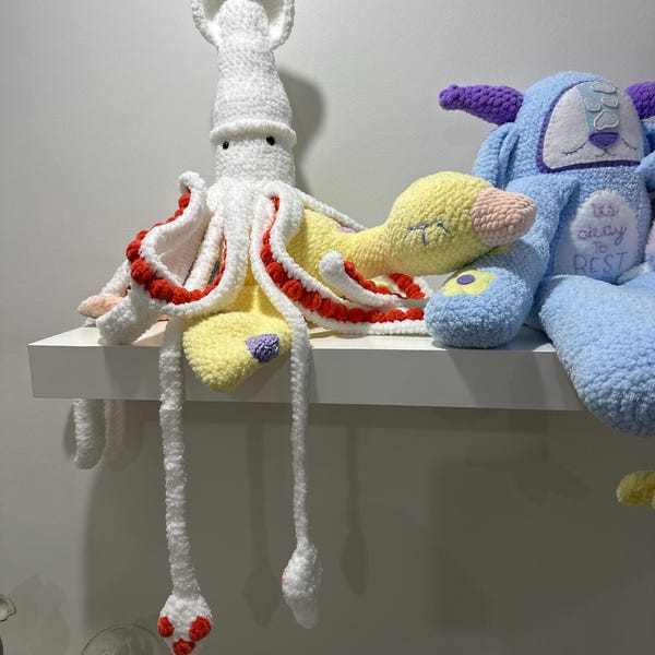 Cal the Colossal Squid Pattern | Crochet Pattern |digital Download ...