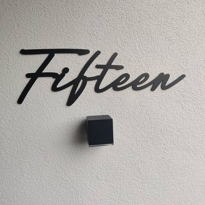 Script Address Sign ,script House Numbers, Custom House Numbers Sign ...