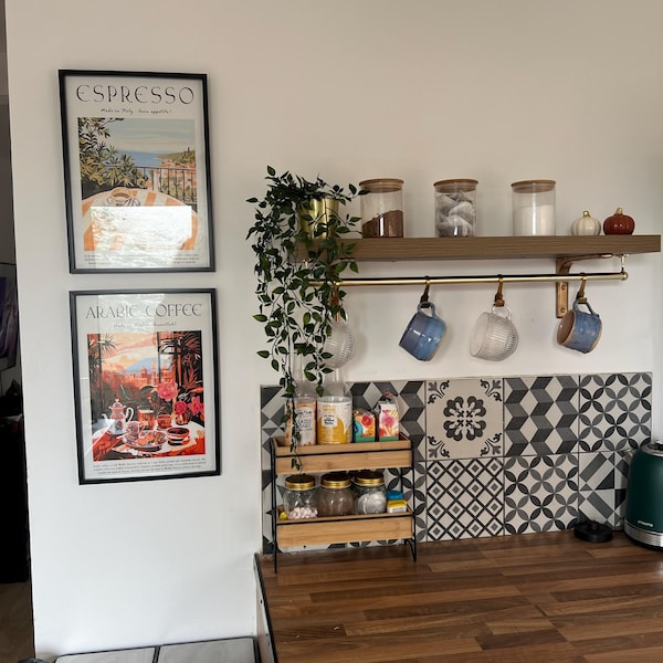 Cartello In Latta Vintage Per Caffè 'Ottieni Più Caffè' – Poster Metallico 30x20 Cm Per Cucina, Bar, Arredamento Divertente, Regalo Ideale