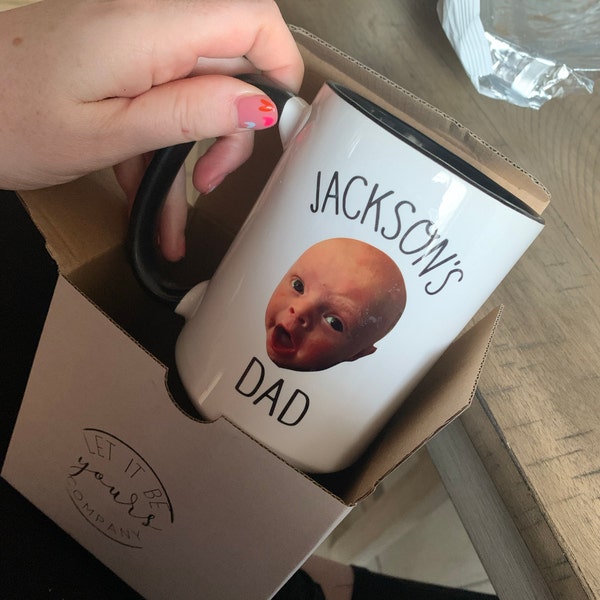 Personalized Dad Gift, Baby Photo Gift, Fathers Day Gift, Gift for Dad ...