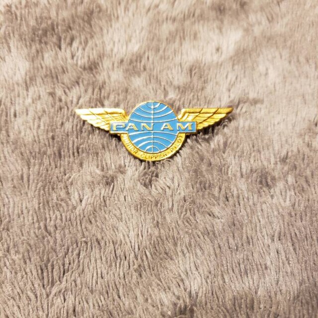 【超レア】パンアメリカン航空 パイロット ウイング ピンバッチ 超レア】パンアメリカン航空 パイロット ウイング ピンバッチ