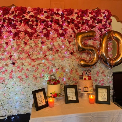 50th Birthday Decoration, 50th Birthday Signs Bundle, Cheers to 50 ...