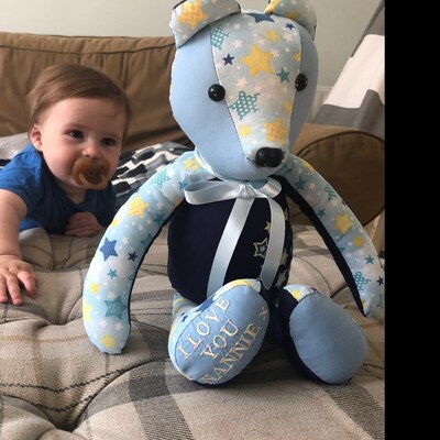 Handmade Custom Memory Monkey Beautiful Memory Softie Keepsake Memory ...