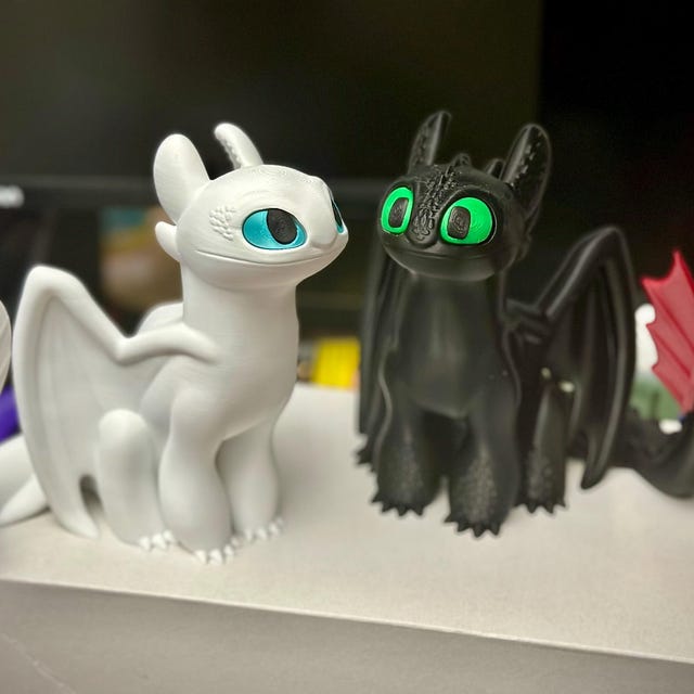 トゥースレス トゥースレス STL 3MF マルチパート。ヒックとドラゴン