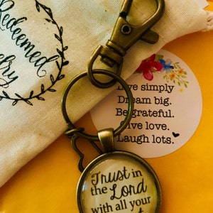 Even if You Don/'t My Hope is You Alone Keychain