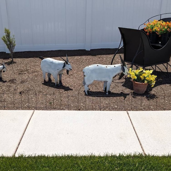 Rustic Goat Handmade Recycled Metal Goat, Rustic Garden Art - Etsy