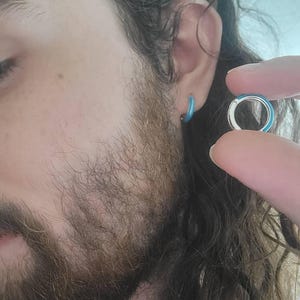 Glow in Dark Link Earrings,hoop Earrings,link's Earrings Cosplay