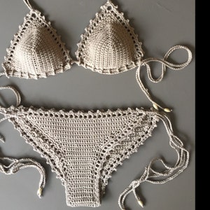 PDF, Crochet PATTERN for Capheira Crochet Bikini Top and Brazilian ...