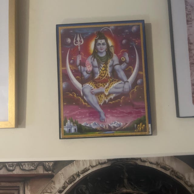 ヴィシュヌ - ビンテージスタイルのインドのヒンドゥー教の信仰の