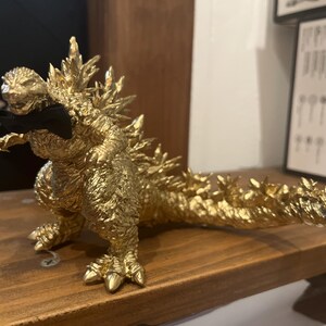 怪獣酒場マット　コースター　名刺　GOLD MASTER NINTEISHO Gold Godzilla Exclusive Gold Godzilla Statue - Oscar's