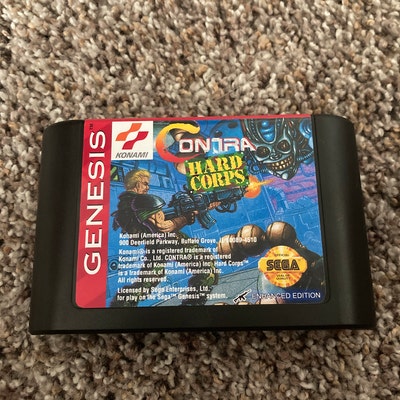 Contra: Hard Corps Enhanced Edition SEGA Mega Drive Genesis - Etsy