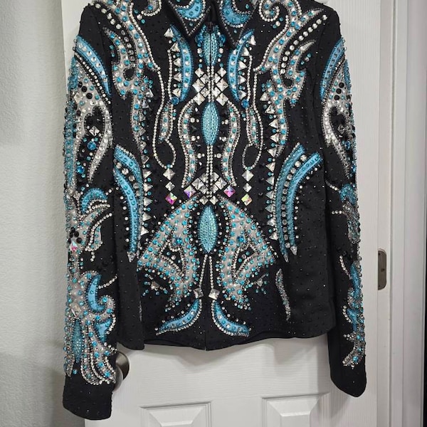 Chemise de concours avec tapis de selle assorti Western