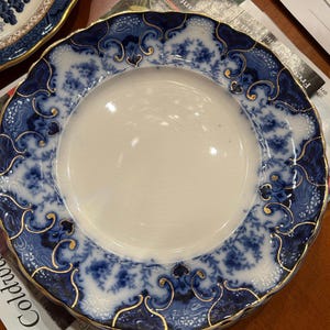 Rare Antique Alfred Meakin Flow Blue China in the 