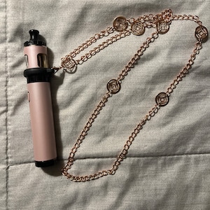Rose Gold Anti Loss Vape Holder, Stainless Steel Vape Device Chain, Fashion  Vape Necklace for Juul Vuse Stlth, Vape Lanyard Accessory - Etsy