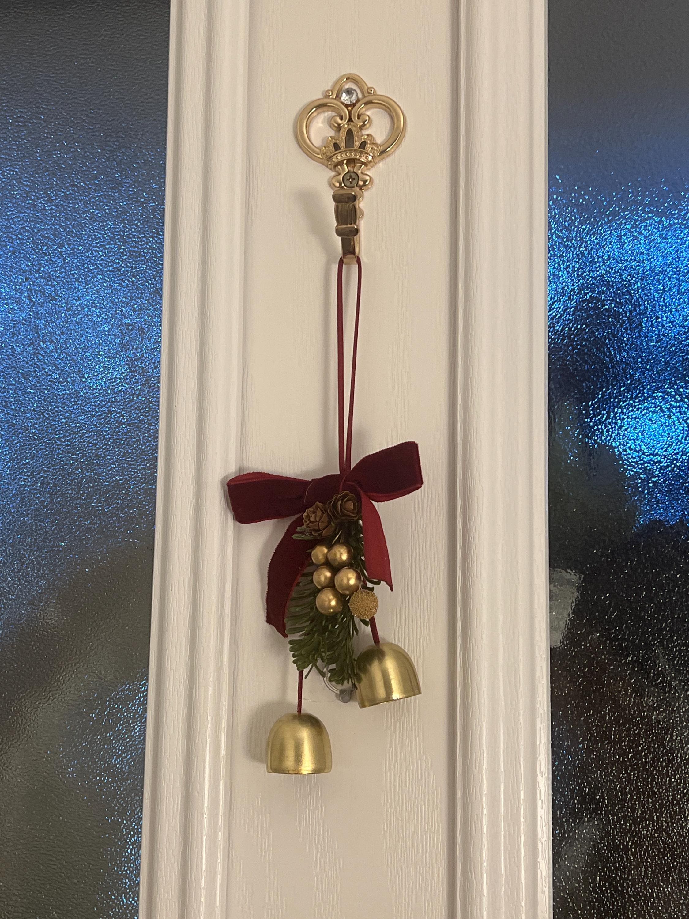 Christmas Bells, Wind Chime, Outdoor Christmas Decoration, Christmas Yard Decor, Outdoor Xmas Decoration, Wind Bell, Christmas Decor Bells