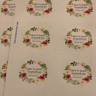 Round Sticker Editable Label 3 Inch Round Label Jar Label - Etsy
