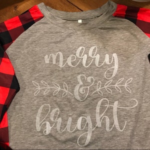 Merry and Bright SVG Merry Christmas SVG Christmas SVG - Etsy