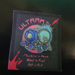 ULTRAKILL V1 and Gabriel Acrylic Pin, Ultrakill Charm, Backpack Decor ...