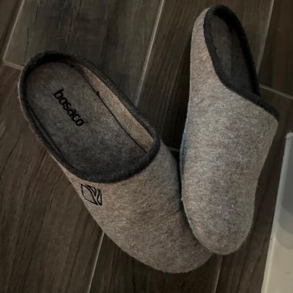 Mens Felt Slippers,felt Sole Slippers,anti-slip Felt Sole,woolen ...